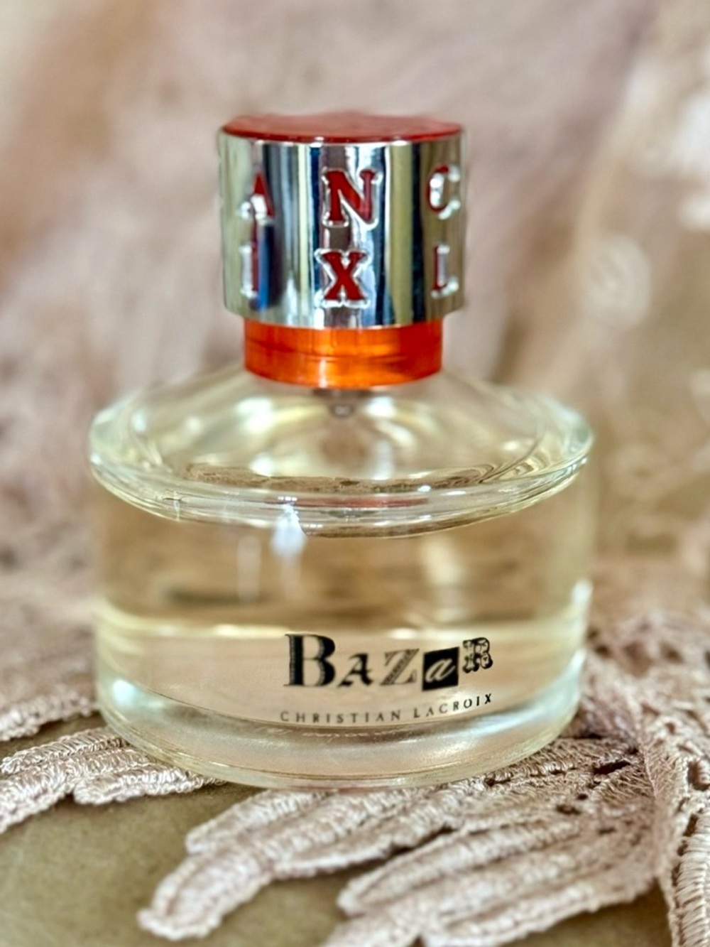 Christian Lacroix Bazar EDP Paris France Iconic Chrome Logo Cap